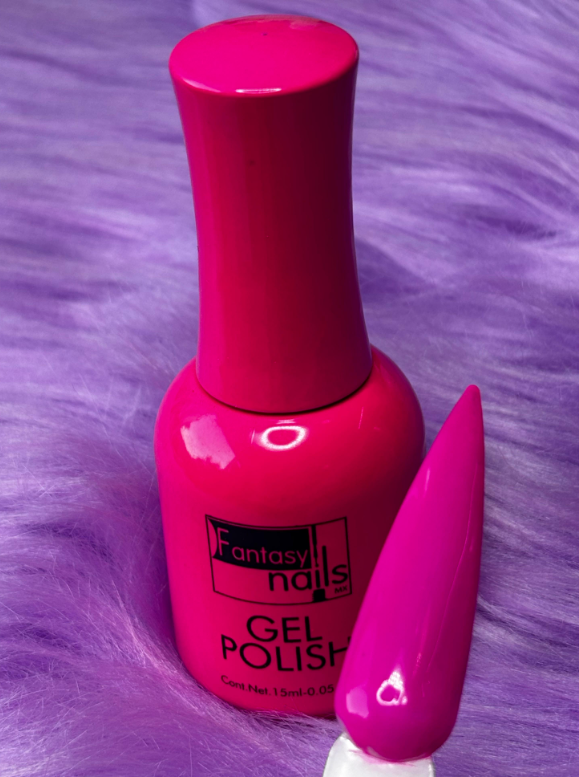 GEL HOT PINK FANTASY NAILS